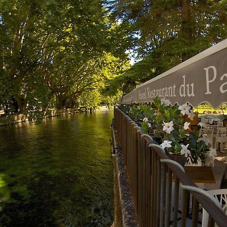 Hotel Restaurant Du Parc En Bord De Riviere Fontaine-de-Vaucluse Buitenkant foto